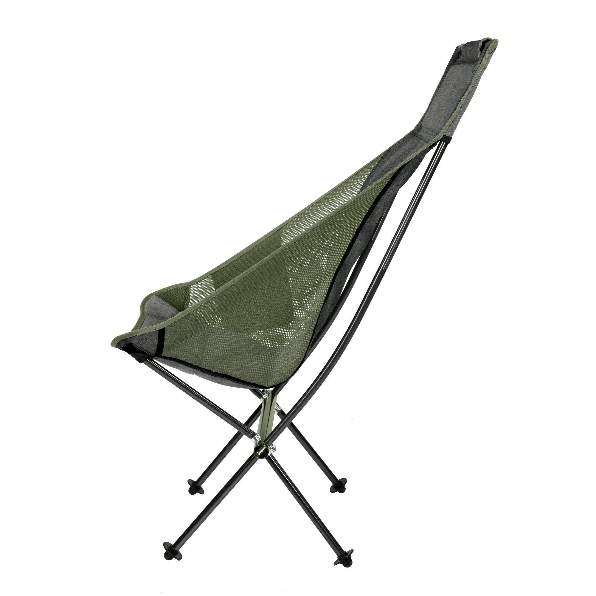 Ridgeline Camp Chair, Green, Side