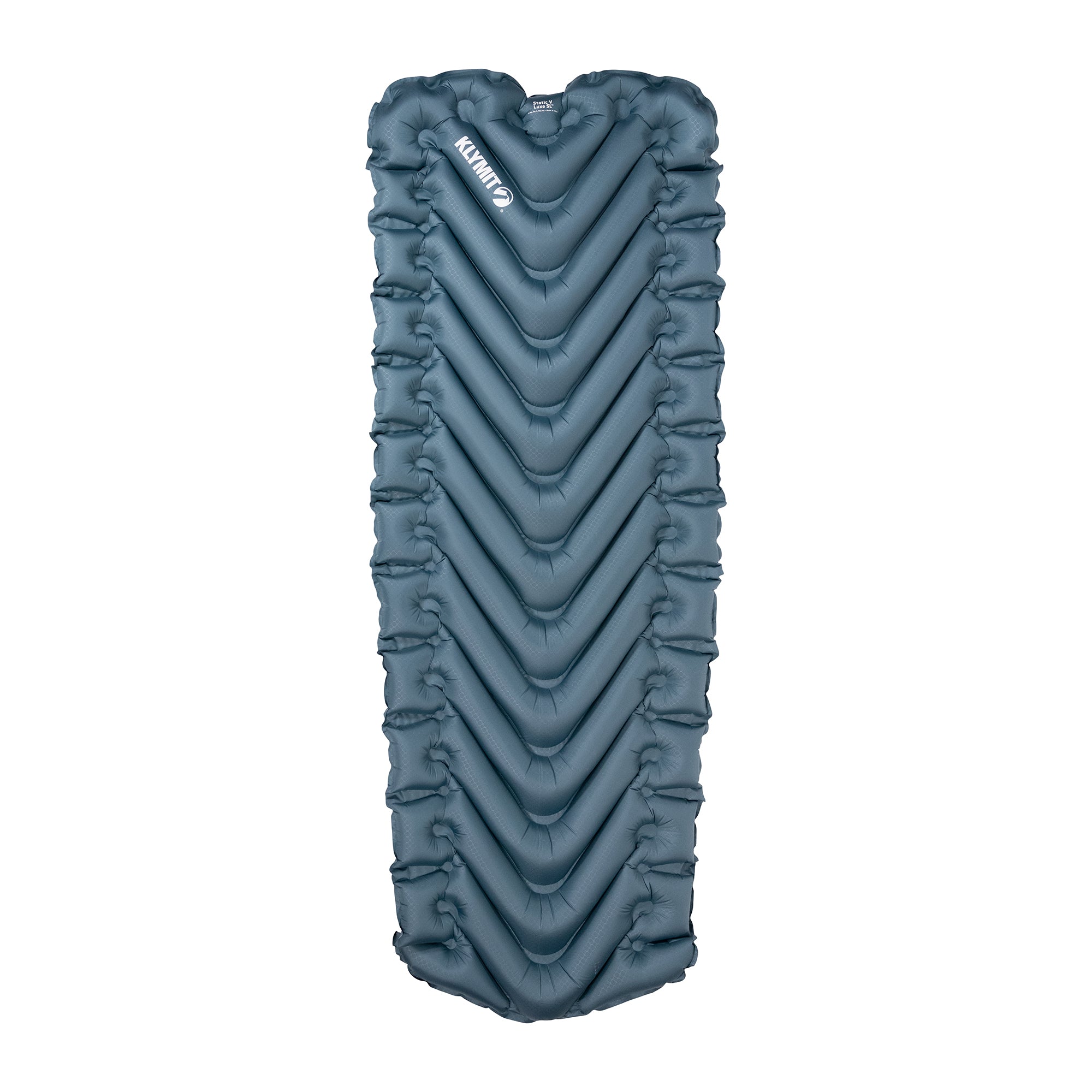 Static V Luxe SL Sleeping Pad, Blue Steel, Front