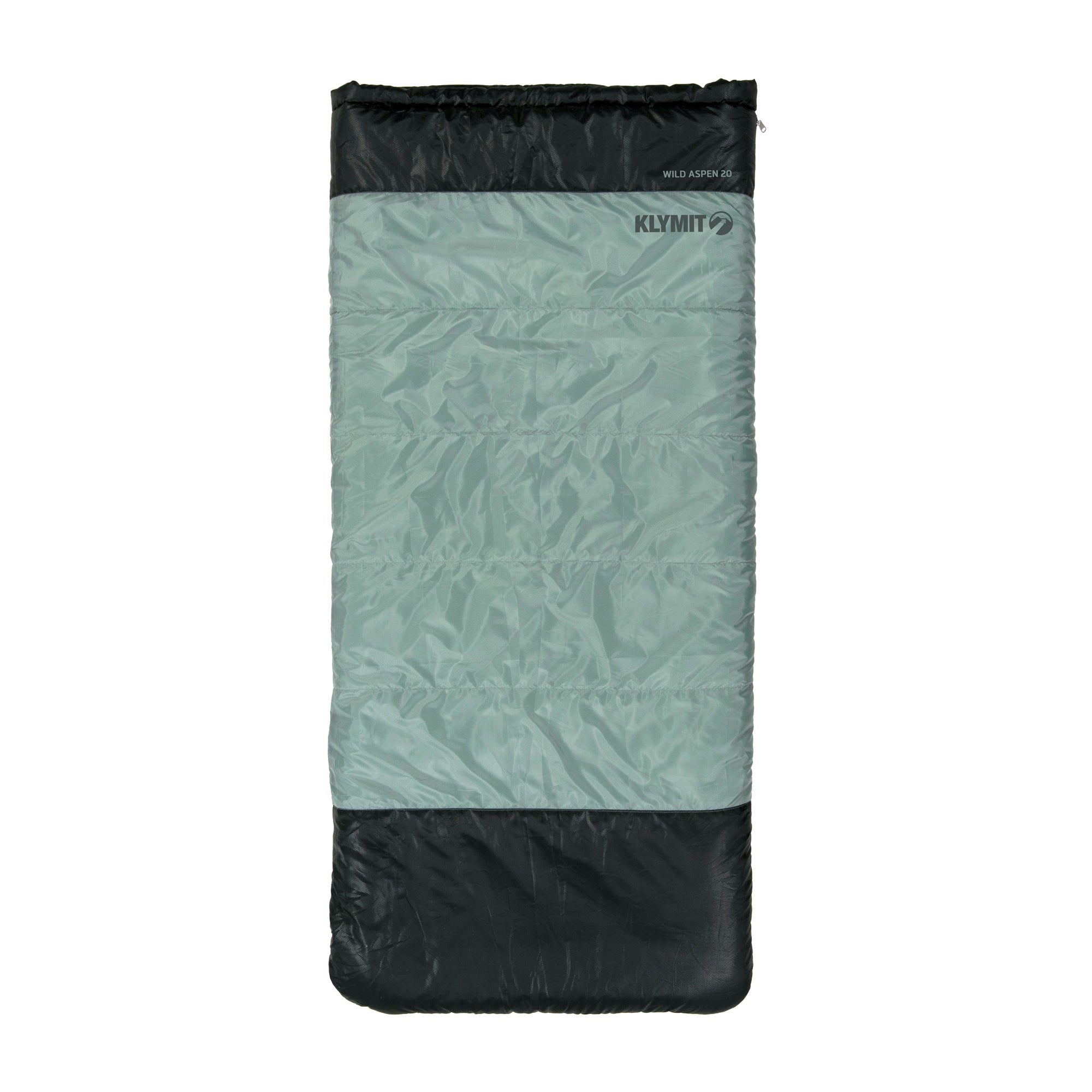 Wild Aspen 20 Rectangle Sleeping Bag, Green, Front