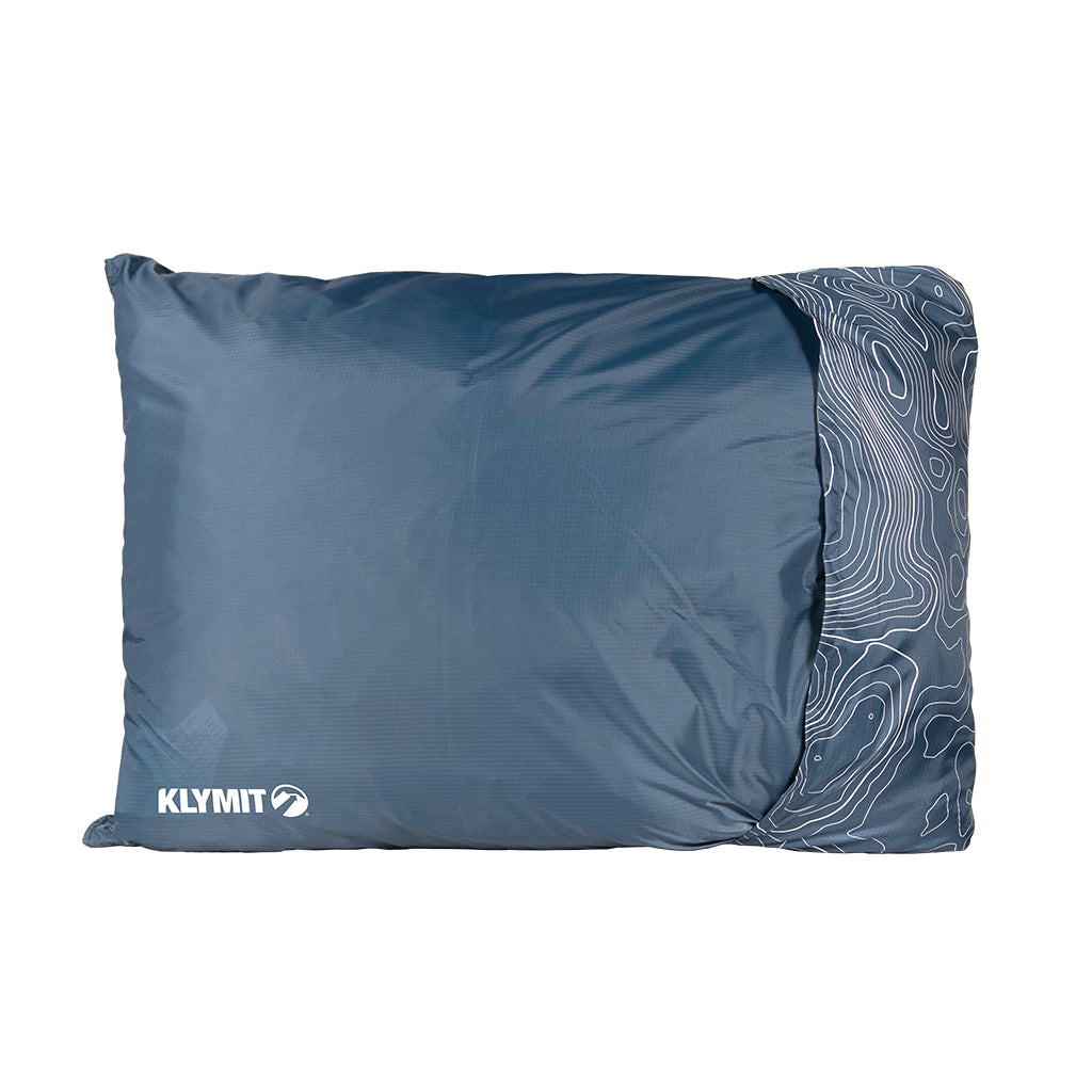 Drift Pillowcase, Blue Steel, Front