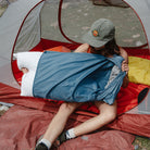 Drift Pillowcase, Blue Steel, Lifestyle Camping